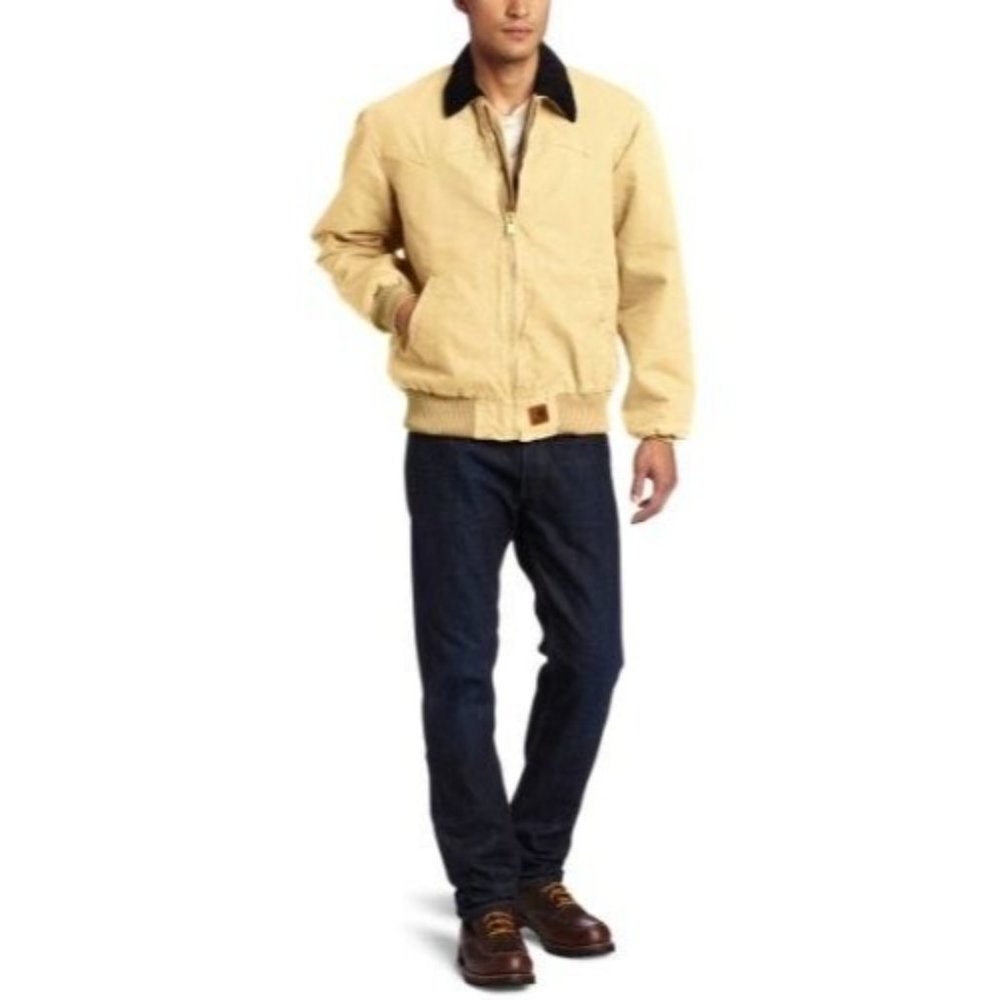 Not for Sale - Carhartt Work Jacket Big & Tall Santa Fe Quilt Flannel Brown - Picture 3 of 3